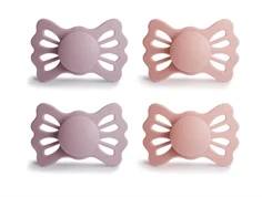FRIGG pretty in peach primrose sut Lucky silicone (4-pack)